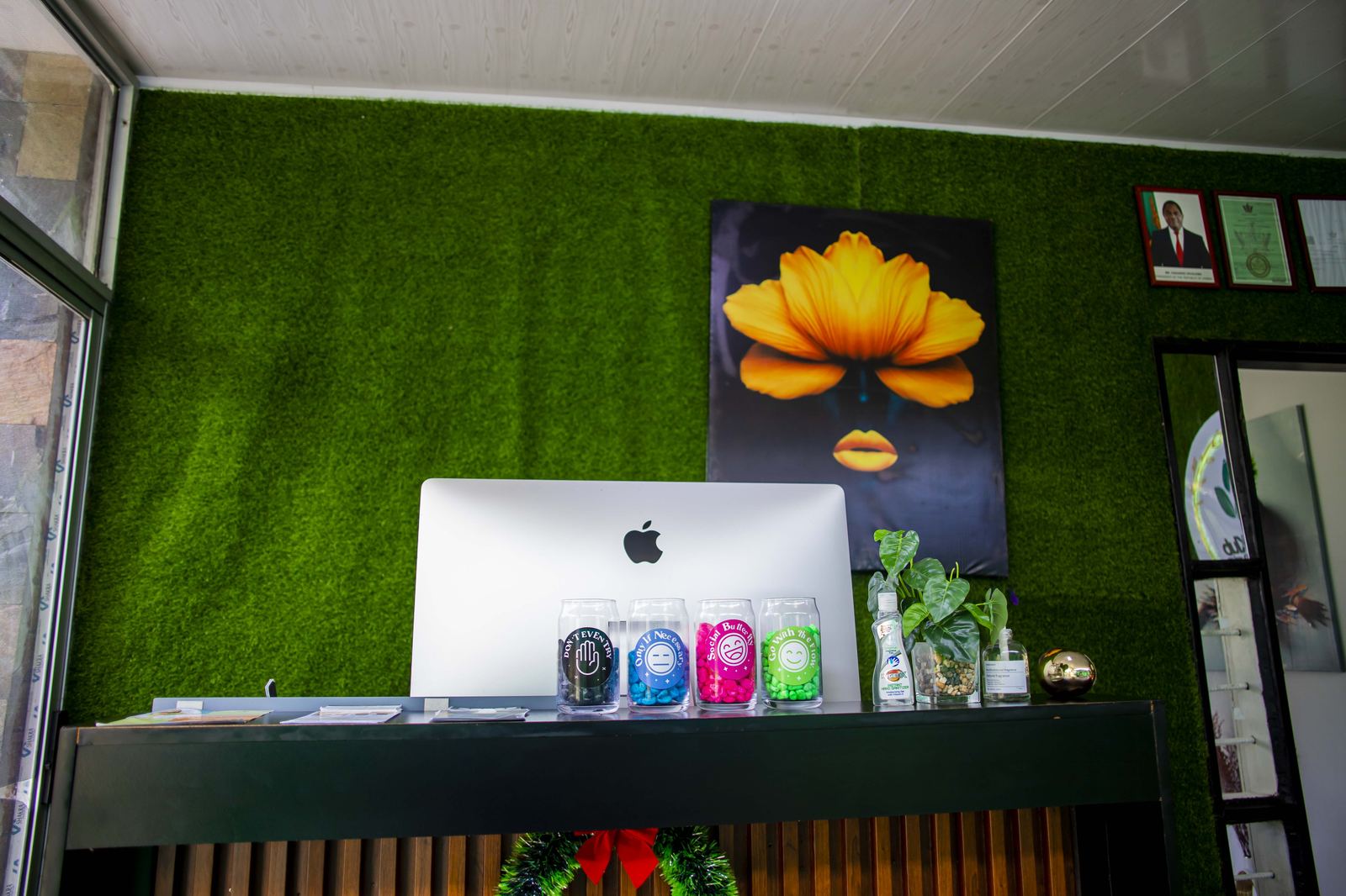 The Klub Spa reception